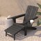 Flash Furniture Gray Adirondack Chair with Ottoman and Cupholder LE-HMP-1045-110-GY-GG - alternate 10